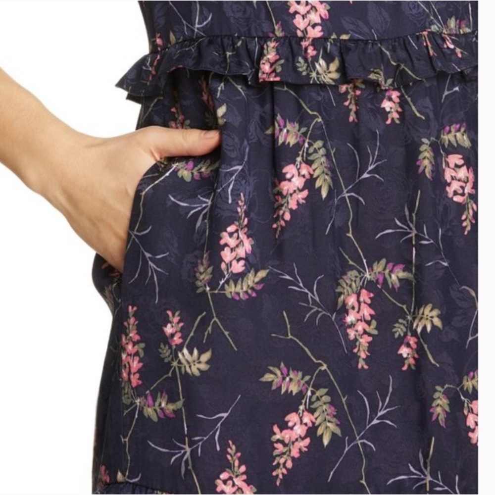 Rebecca Taylor silk blend floral dress - Picture 6 of 8